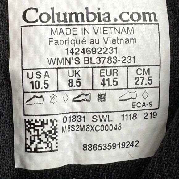 Columbia Newton Ridge Boots Womens 10.5 Brown Leather Hiking Outdoor Waterproof - Picture 10 of 10